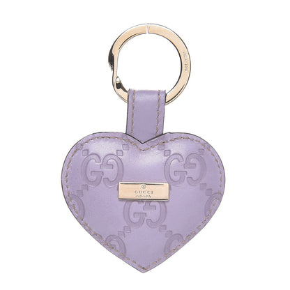 Gucci Guccissima Heart Key Charm Purple 1 of 4