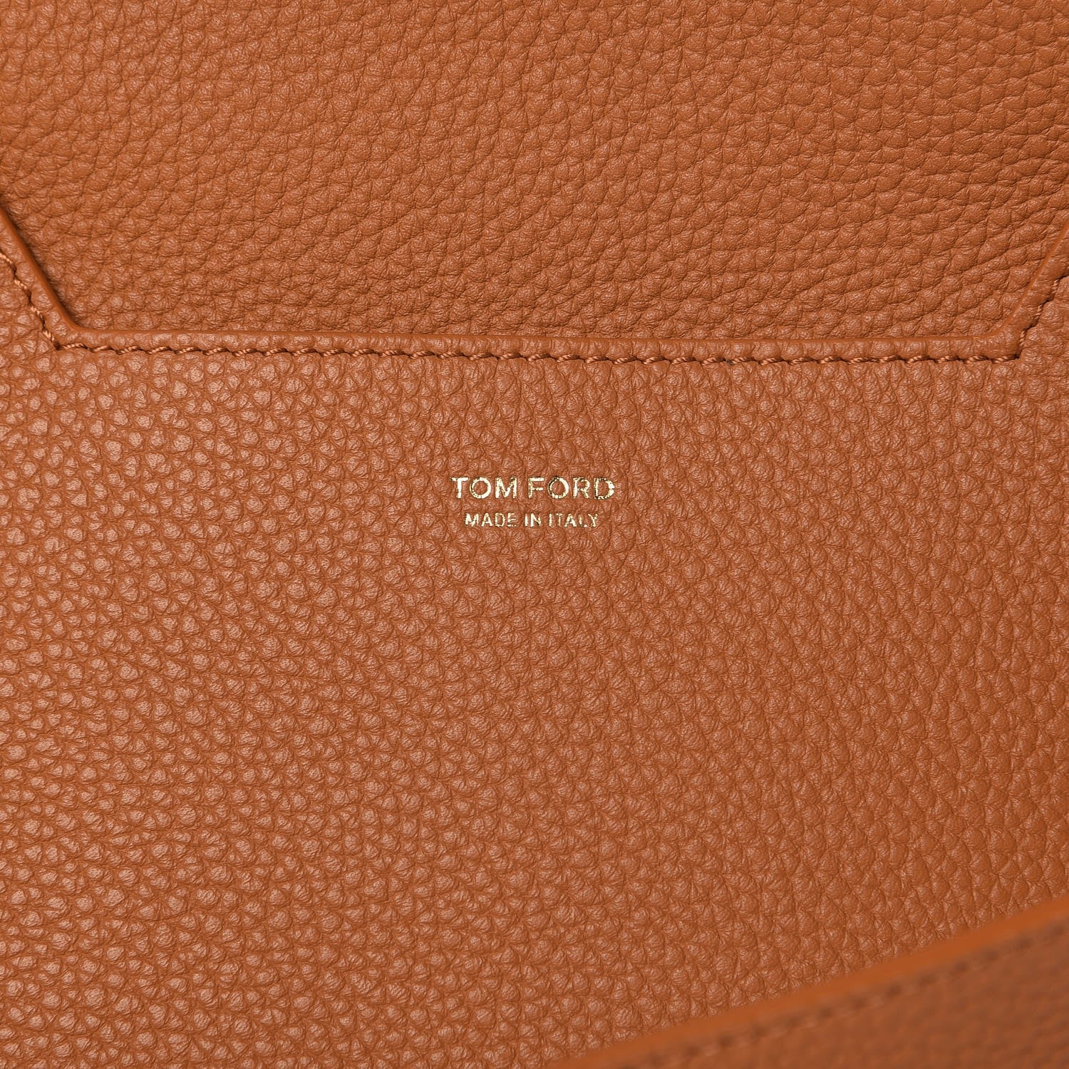 Tom Ford Pebbled Calfskin Medium Jennifer Whiskey 7 of 8
