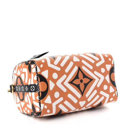 Louis Vuitton Monogram Giant Crafty Speedy Bandouliere 25 Creme Caramel 4 of 8