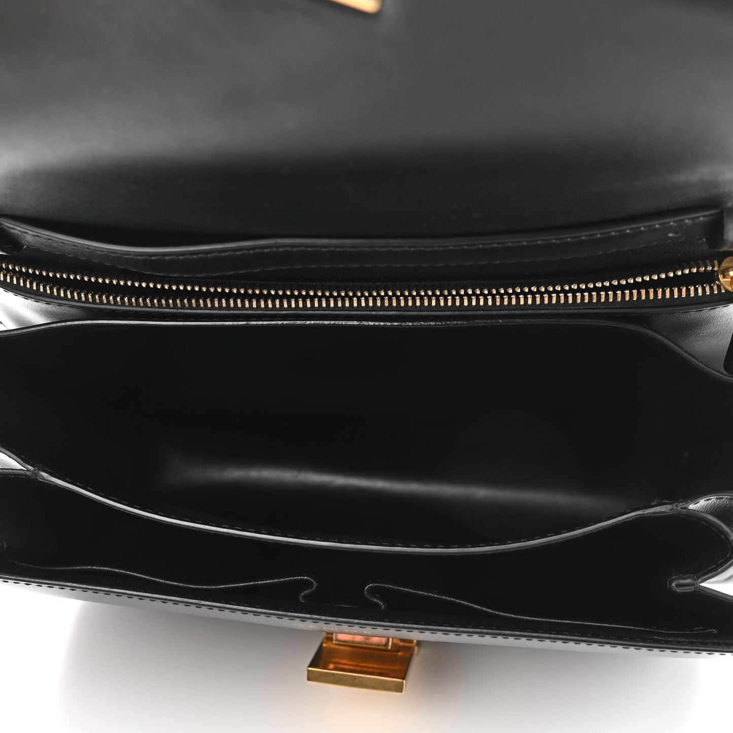 Box Calfskin Medium Classic Box Flap Bag Black