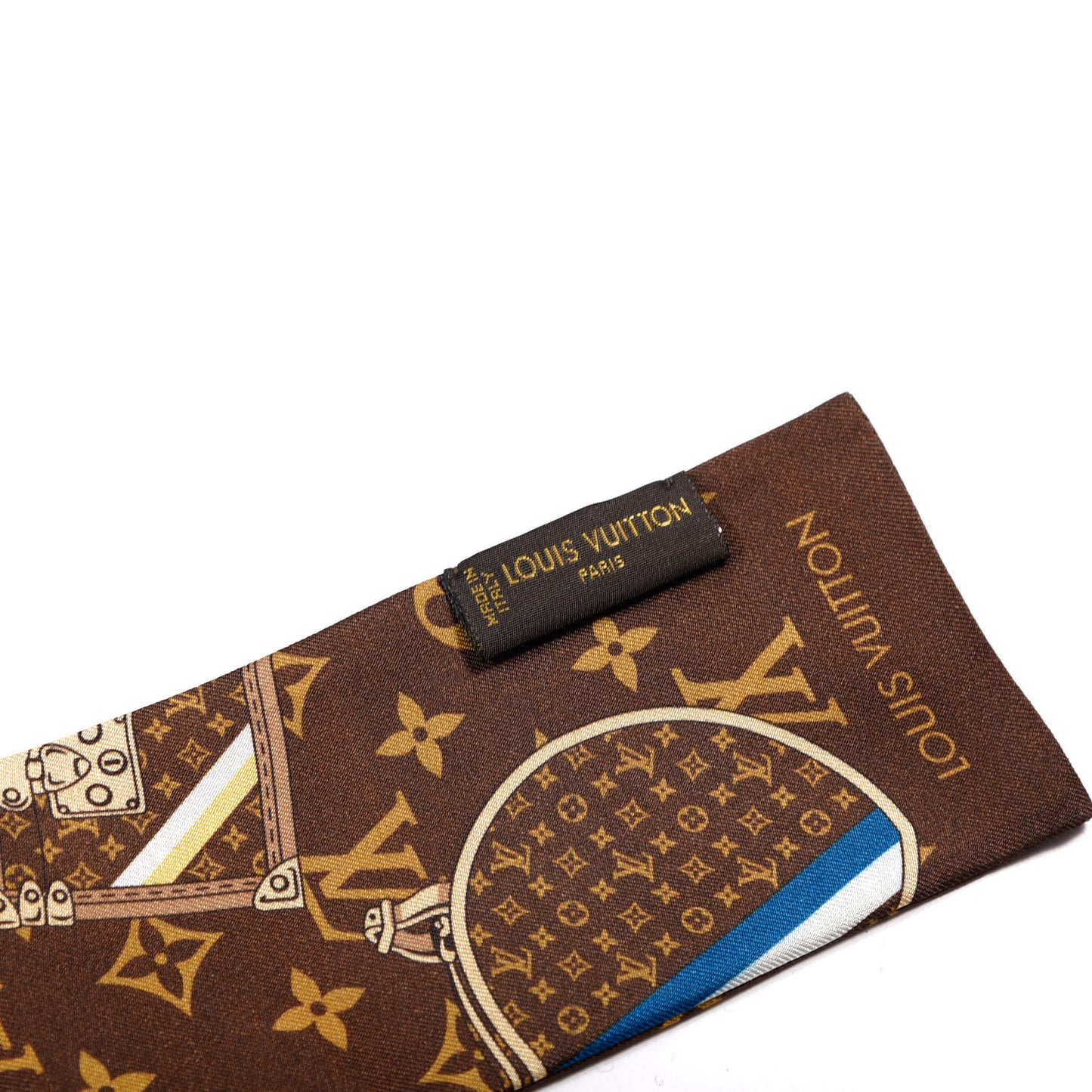 Silk Monogram Trunks Bandeau