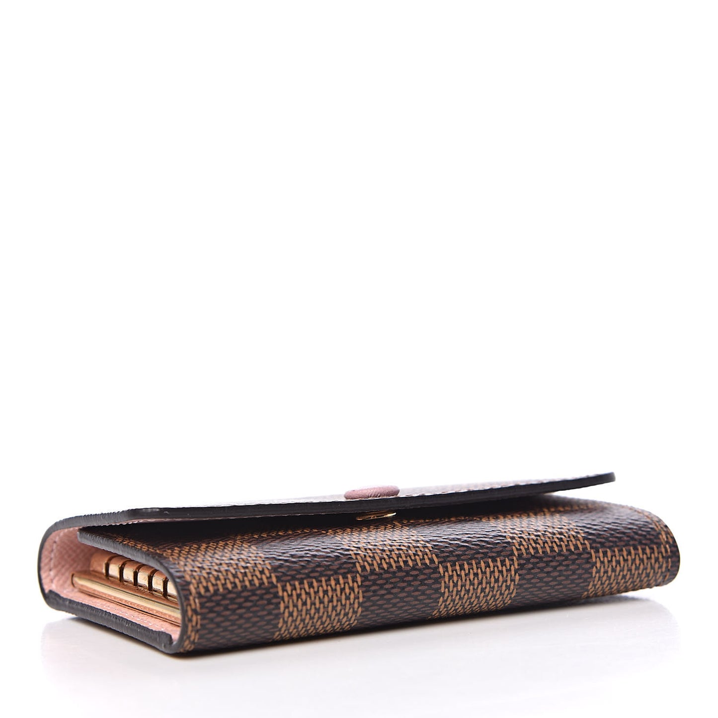 Damier Ebene Multicles 6 Key Holder Rose Ballerine