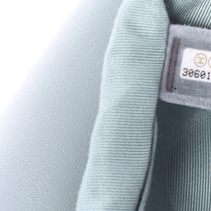 Chanel Goatskin Quilted Large 19 Flap Blue 8 of 11