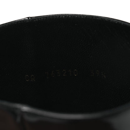 Saint Laurent Vitello Marilyn Hacker 70mm Luz Boots 39.5 Black 10 of 11