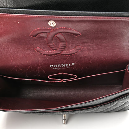 Chanel Caviar Quilted Medium Double Flap Black 5 of 13