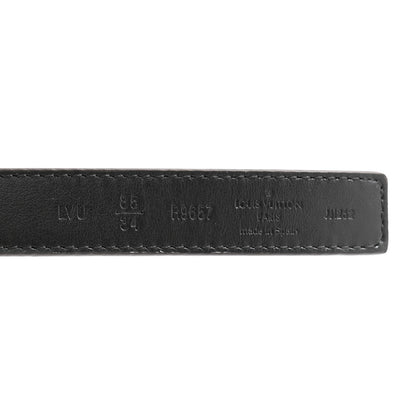 Louis Vuitton Calfskin Monogram 20mm LV Iconic Reversible Belt 85 34 Black 6 of 6