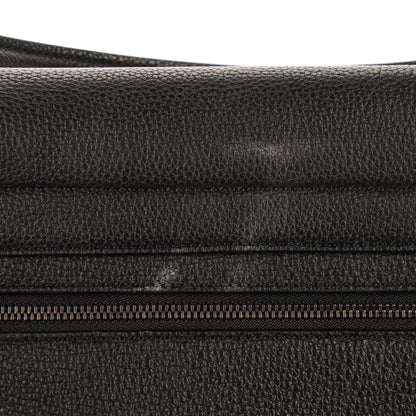 Celine Drummed Calfskin Suede Medium Trapeze Black 9 of 9