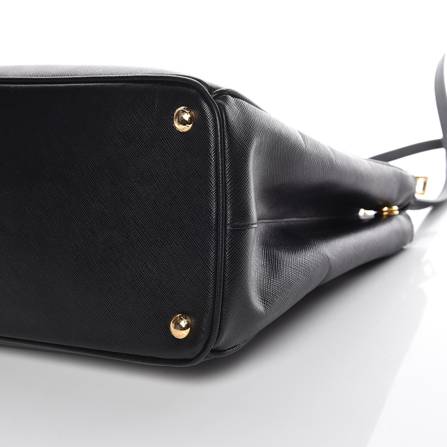 Prada Saffiano Medium Galleria Double Zip Tote Black 6 of 13
