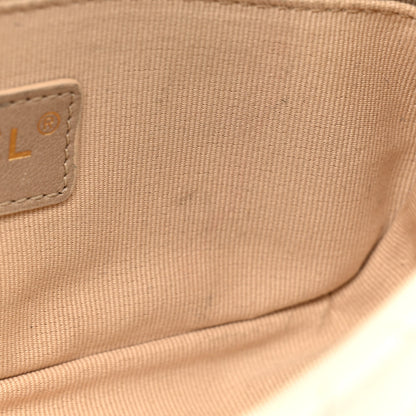Chanel Caviar Quilted Chain Melody Waist Belt Bag White 8 of 16
