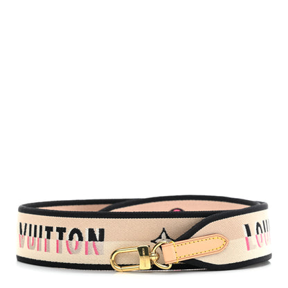 Louis Vuitton Jacquard Speedy Bandouliere 20 Shoulder Strap Black 1 of 4