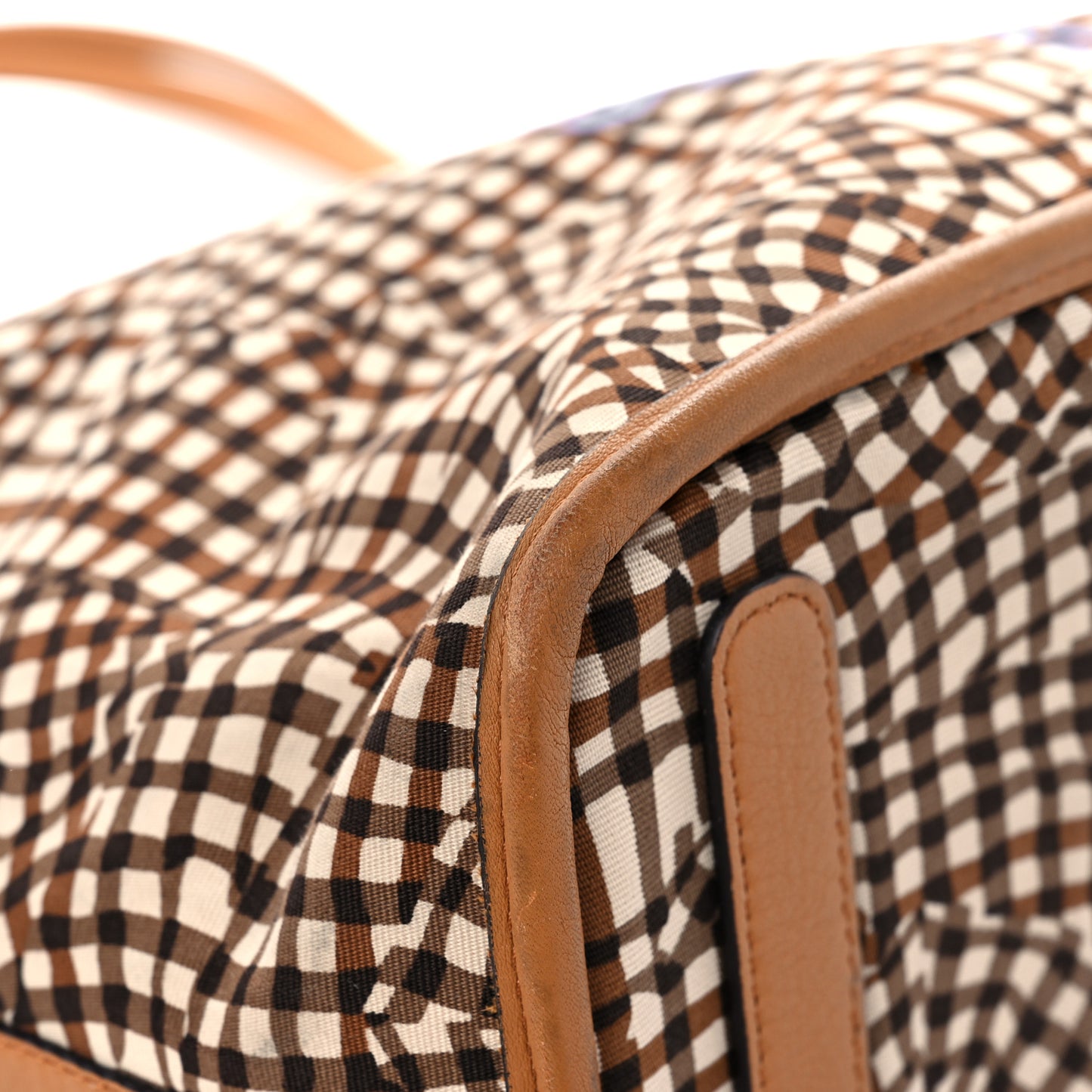 Visetos Medium Project Reversible Shopper Tote Cognac