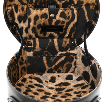 Saint Laurent Calfskin Small Mica Hat Box Black 5 of 12