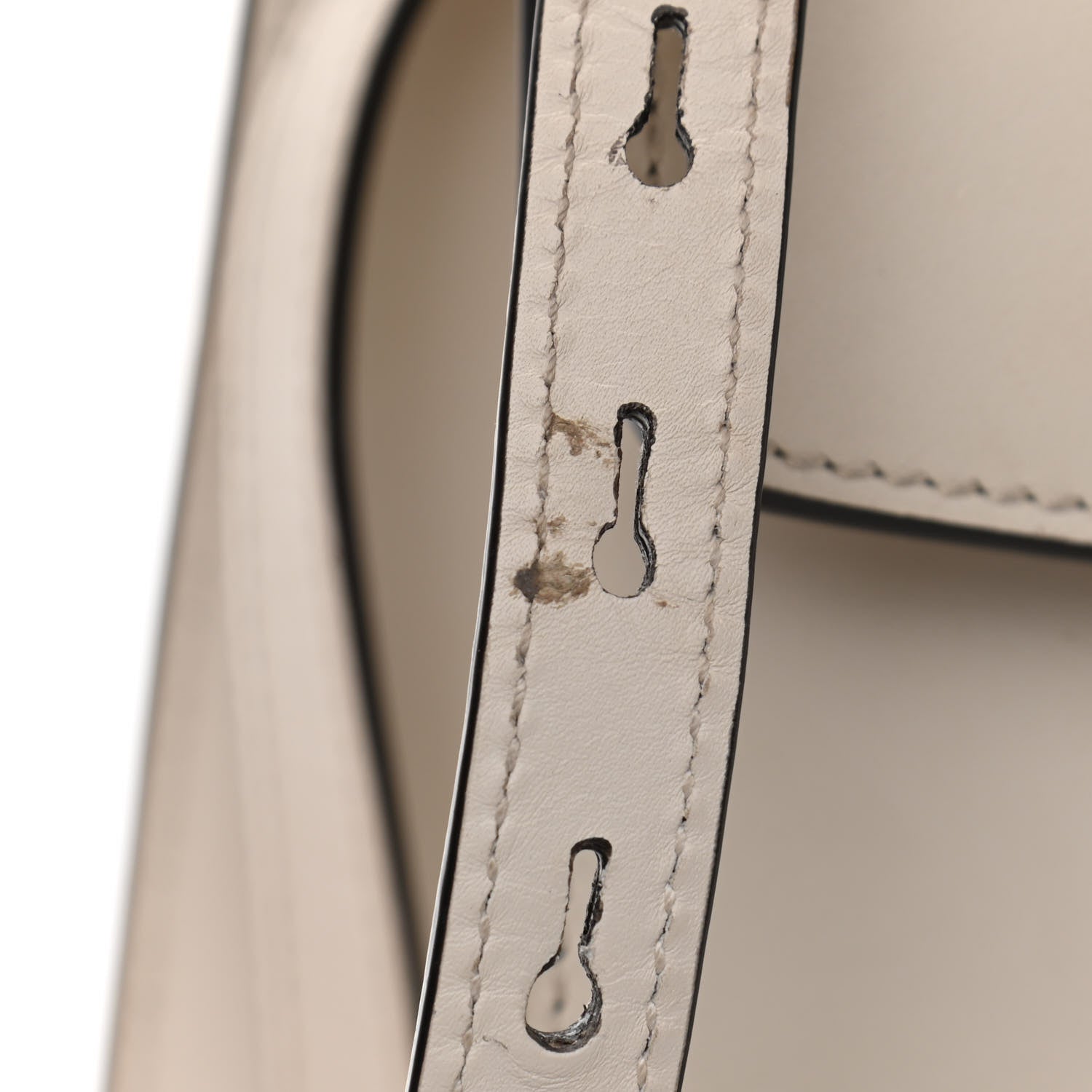 Gucci Calfskin Web Medium Sylvie Top Handle Bag White 15 of 17