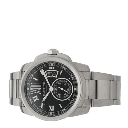 Cartier Stainless Steel 42mm Calibre de Cartier Automatic Watch Black 2 of 4