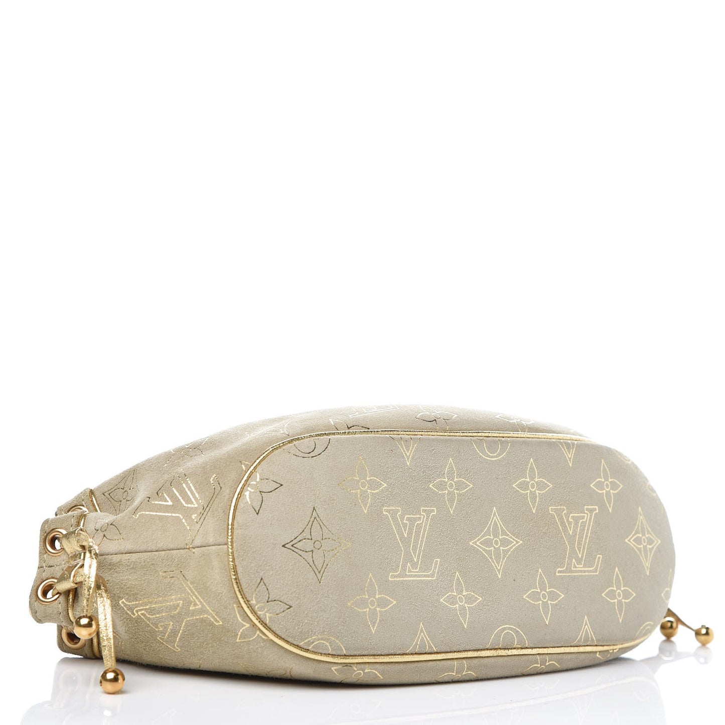 Monogram Suede Theda PM Gold