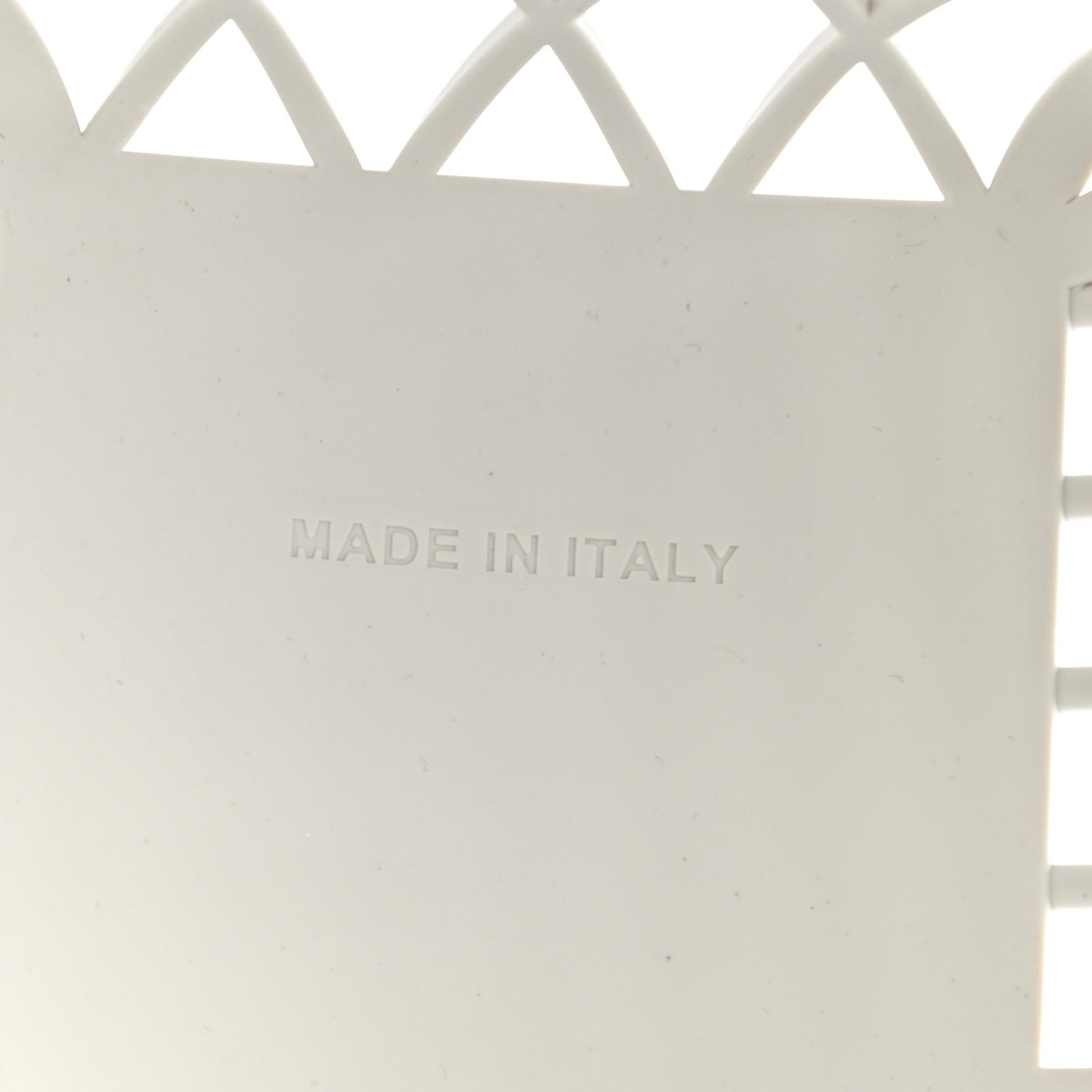 Recycled Plastic Vitello Liberty Matte Small Fendi Basket White Ice