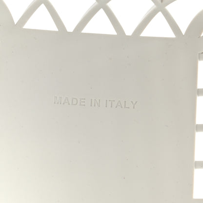 Fendi Recycled Plastic Vitello Liberty Matte Small Fendi Basket White Ice 7 of 9