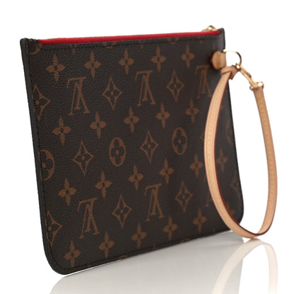 Louis Vuitton Monogram Neverfull MM GM Pochette Cherry 3 of 9