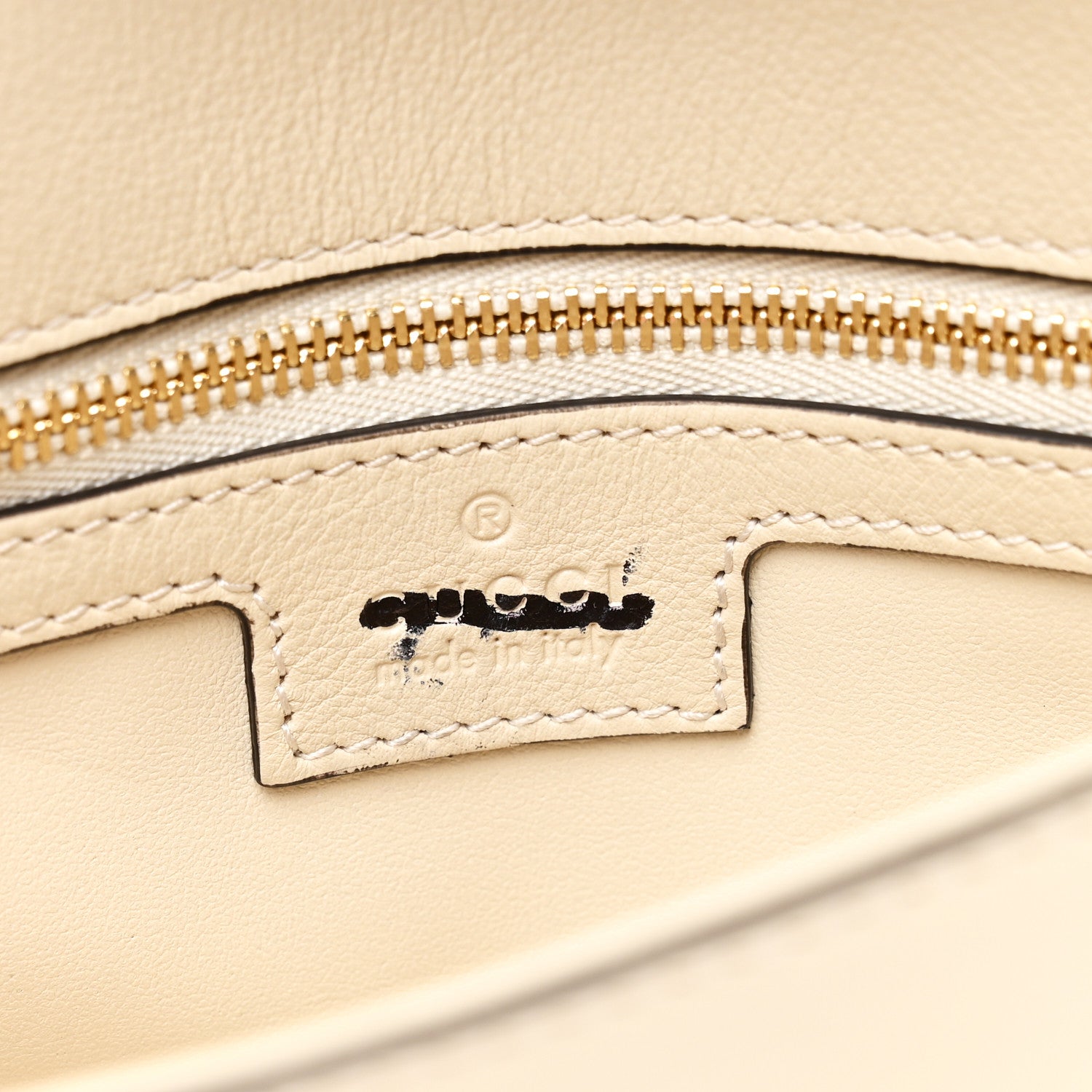 Gucci Roxy Calfskin Blondie Chain Shoulder Flap Bag Mystic White 6 of 10