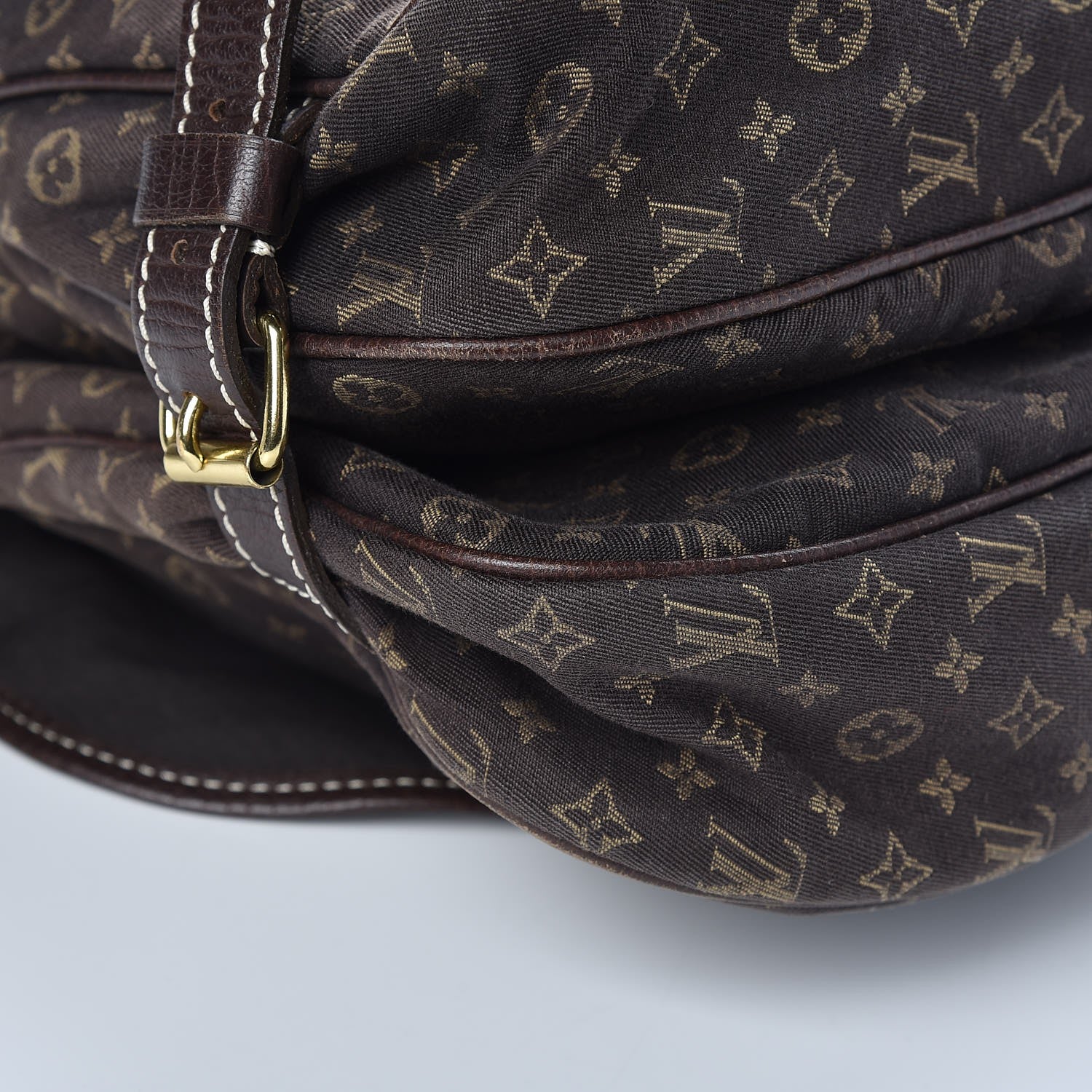 Louis Vuitton Monogram Mini Lin Saumur Ebene 8 of 11