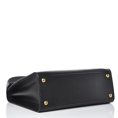 Christian Dior Calfskin Dioraddict Top Handle Black 4 of 9