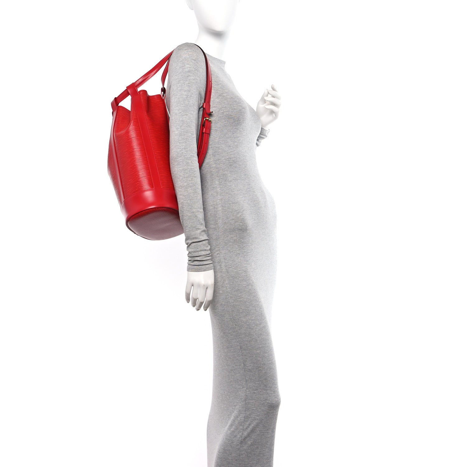 Louis Vuitton Epi Randonnee PM Castillan Red 2 of 9