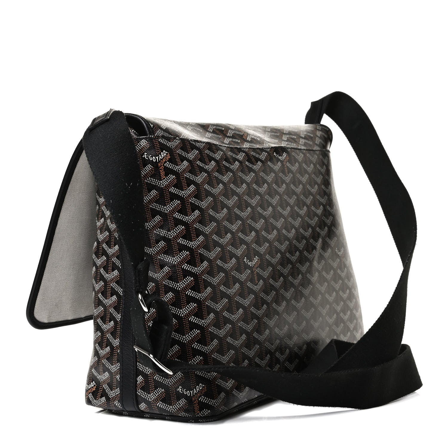 Goyard Goyardine Capetien Messenger Bag Black 2 of 13