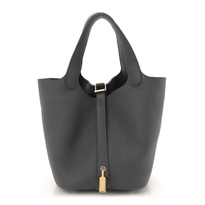 Hermes Taurillon Clemence Picotin Lock 18 PM Ardoise 1 of 12
