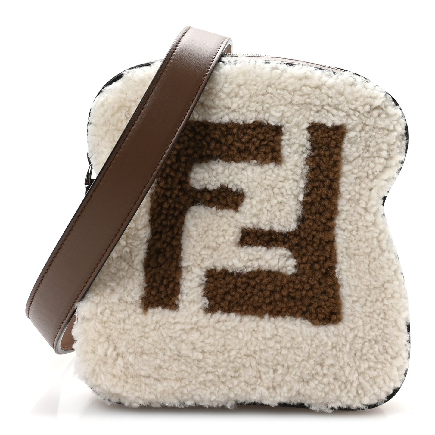 Shearling Toast Bag White