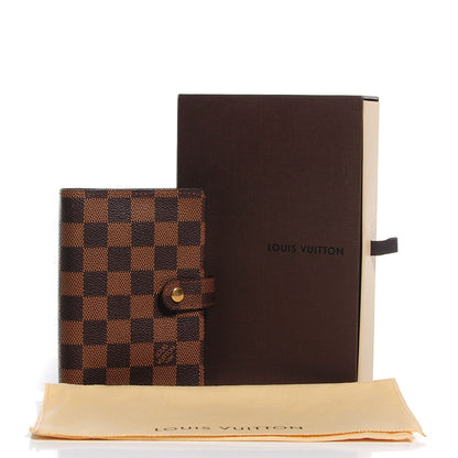 Louis Vuitton Damier Ebene Small Ring Agenda Cover 8 of 8