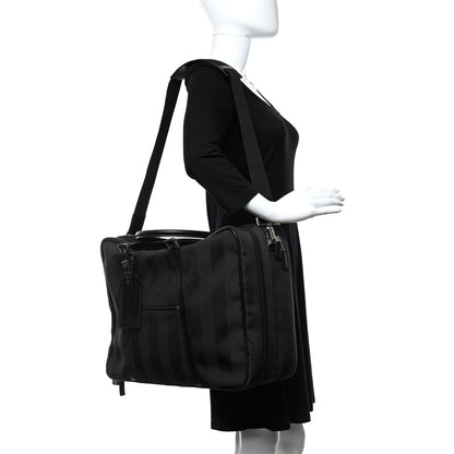 Fendi Pequin Briefcase Tobacco 3 of 11
