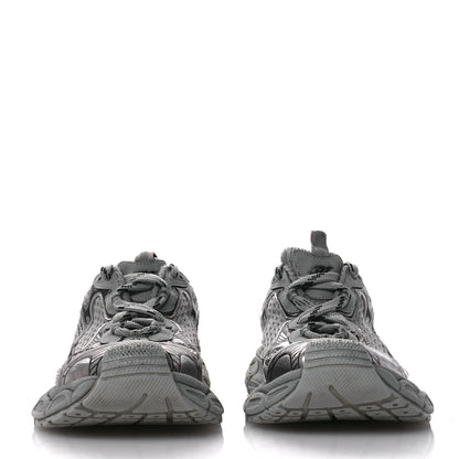 Balenciaga Distressed Mesh Rubber Womens 3XL Sneakers 39 Grey Black 3 of 7