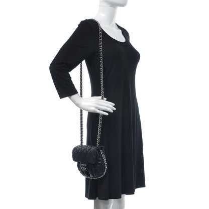 Chanel Washed Lambskin Mini Chain Around Messenger Black 2 of 10