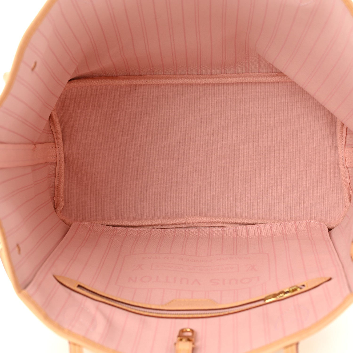 Louis Vuitton Damier Azur Neo Neverfull MM Rose Ballerine 5 of 10