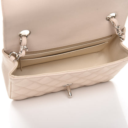 Chanel Caviar Quilted Mini Rectangular Flap Light Beige 5 of 8