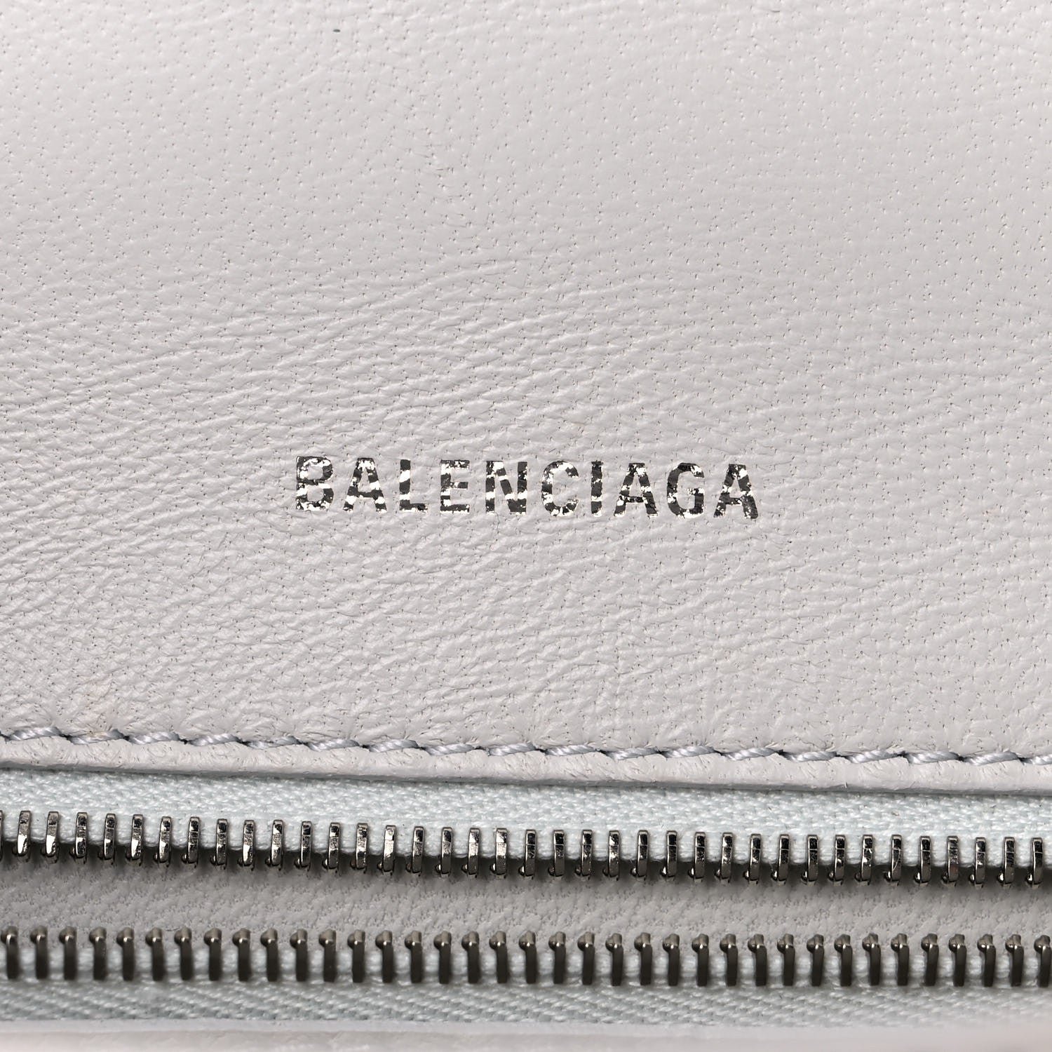 Balenciaga Shiny Box Calfskin Small Hourglass Top Handle Bag Chalky White 6 of 15