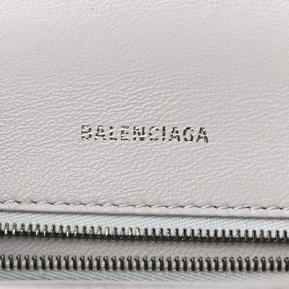 Balenciaga Shiny Box Calfskin Small Hourglass Top Handle Bag Chalky White 6 of 15