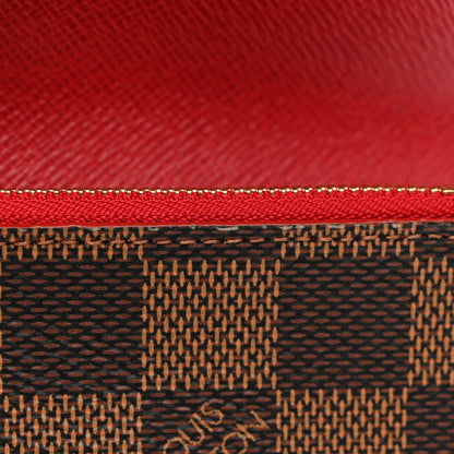 Louis Vuitton Damier Ebene Studded Victorine Wallet Cherry 11 of 12