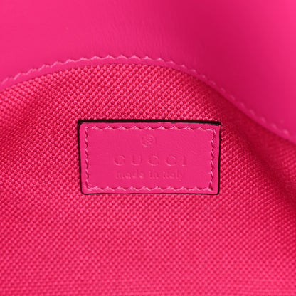 Gucci Calfskin Matelasse Monochrome GG Marmont Crossbody Shoulder Bag Classic Fuxia 6 of 11