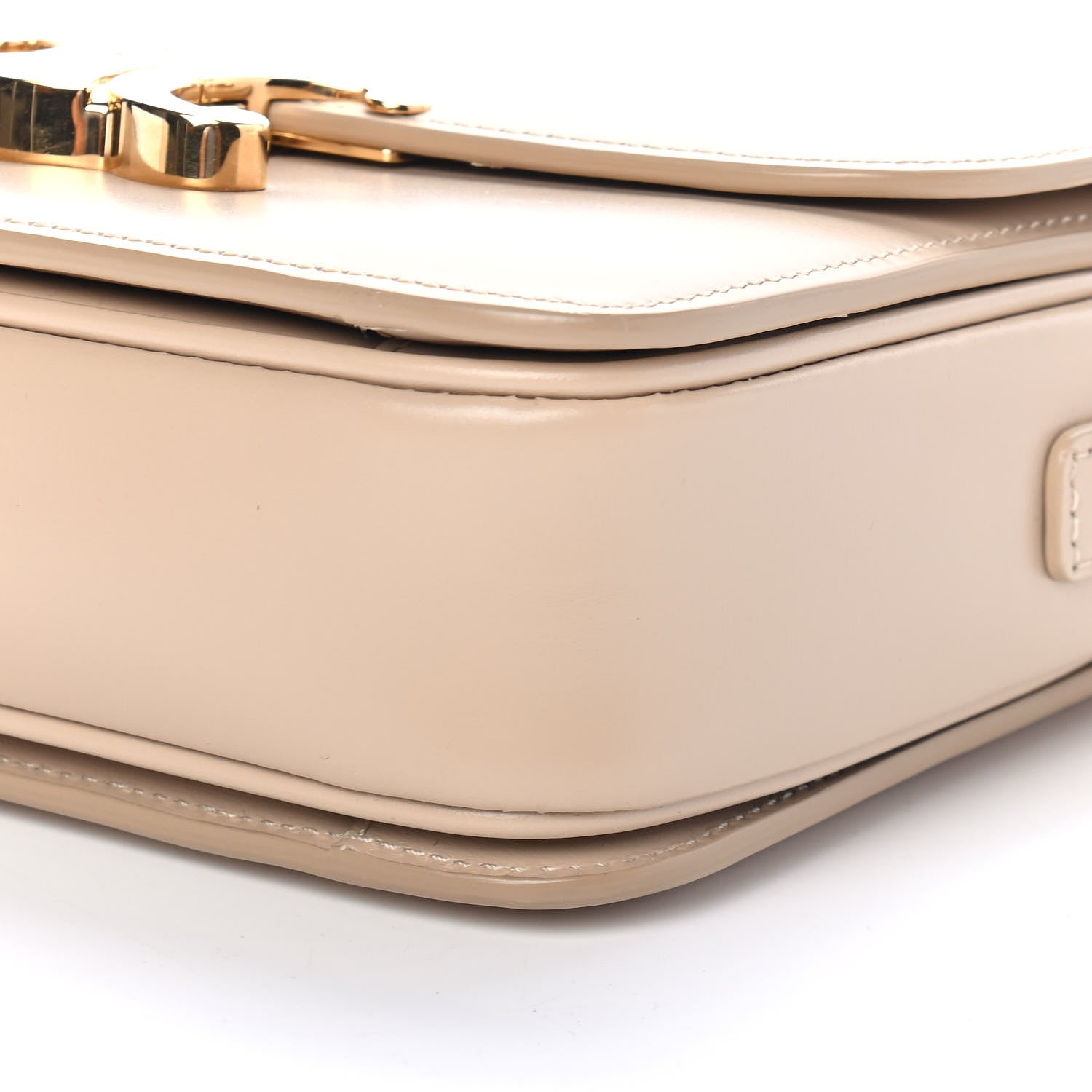Celine Shiny Calfskin Teen Triomphe Nude 10 of 10