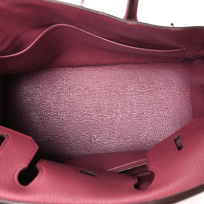 Hermes Taurillon Clemence Birkin 30 Bois de Rose 5 of 12
