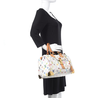 Louis Vuitton Monogram Multicolor Speedy 30 White 2 of 20