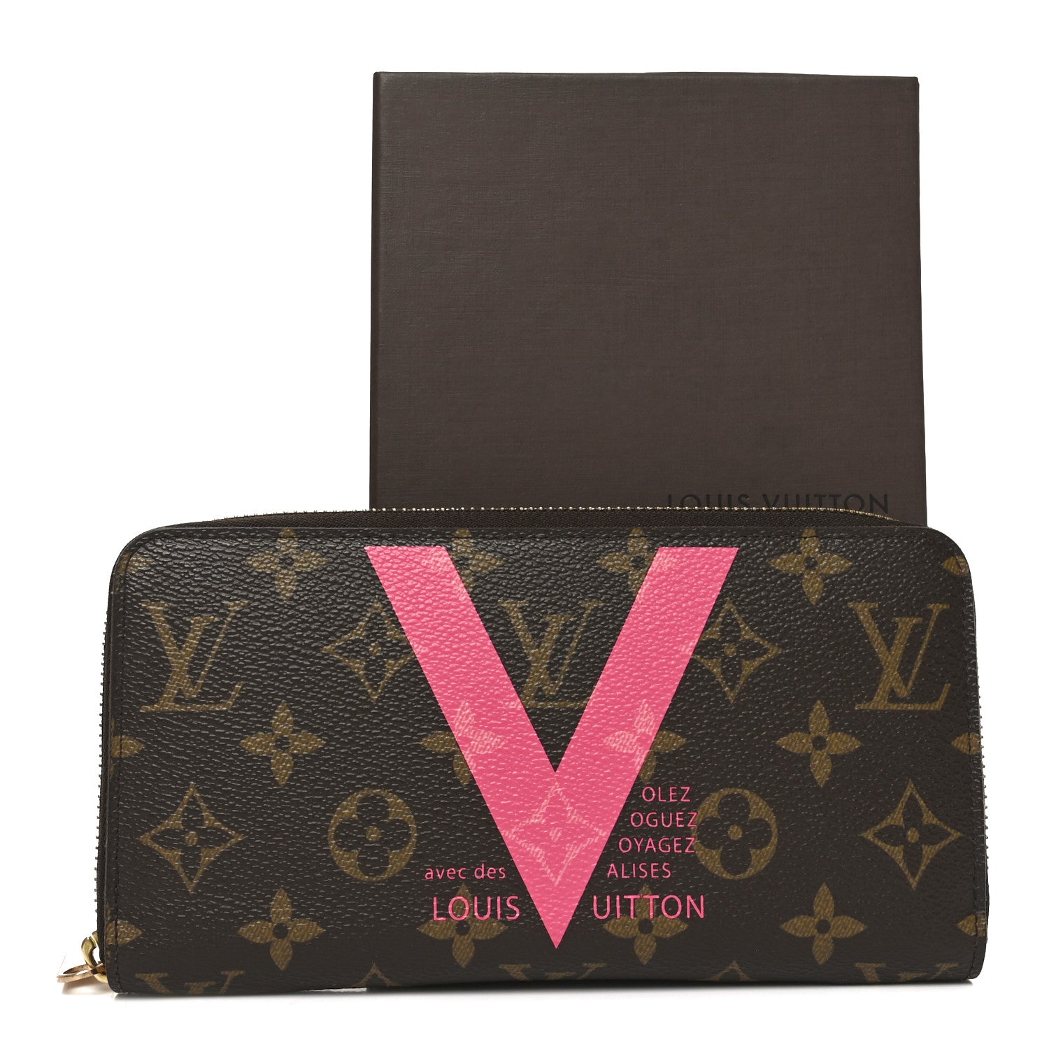 Louis Vuitton Monogram V Zippy Wallet Grenade 7 of 7