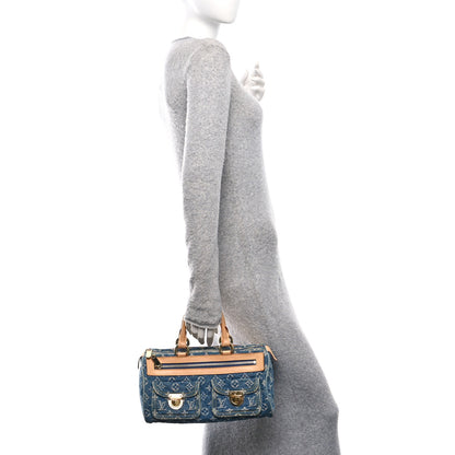 Louis Vuitton Monogram Denim Neo Speedy Blue 2 of 10