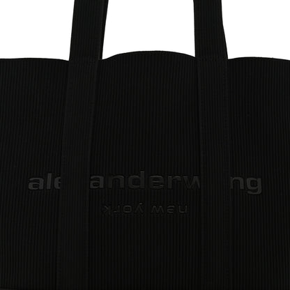 Alexander Wang Ribbed Knit Ryan Tote Black 8 of 11