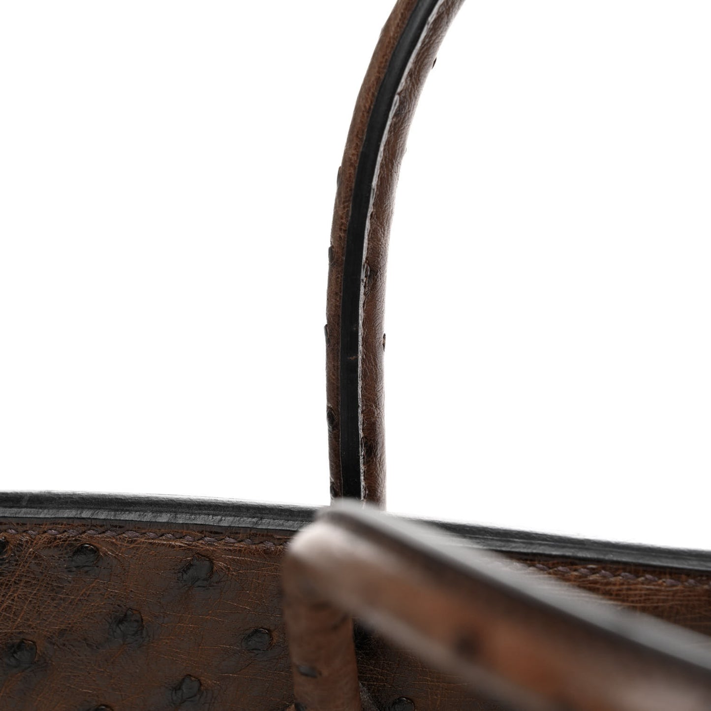 Ostrich Birkin 30 Chocolate