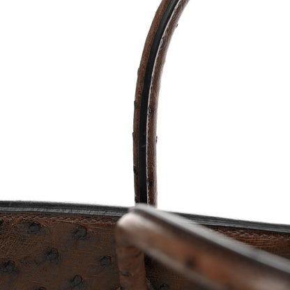 Hermes Ostrich Birkin 30 Chocolate 15 of 16