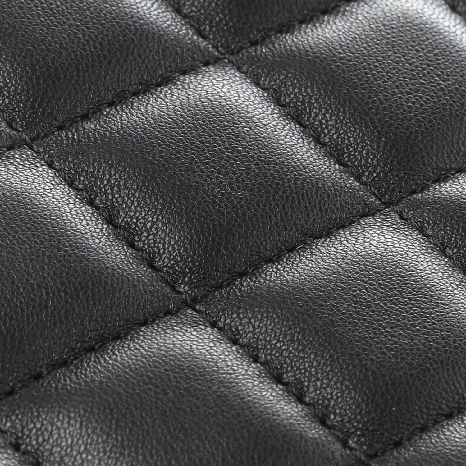 Chanel Lambskin Quilted Fold Up Again Clutch Black 10 of 11