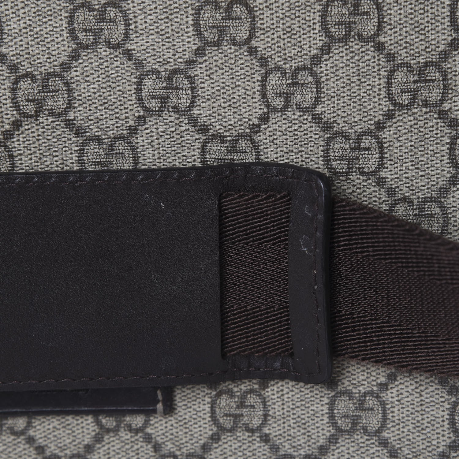Gucci GG Plus Monogram Messenger Diaper Bag Dark Brown 19 of 21