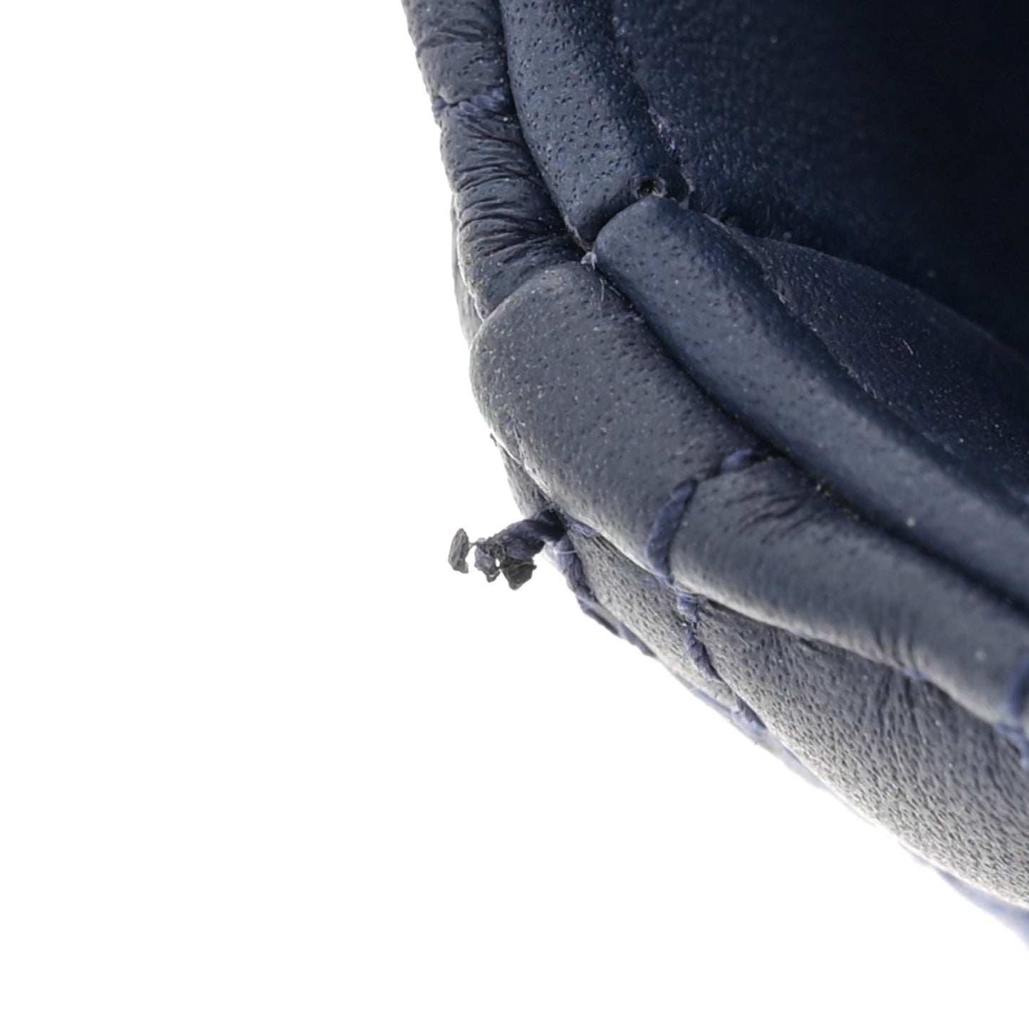 Ultra Matte Calfskin Cannage Large Lady Dior Blue